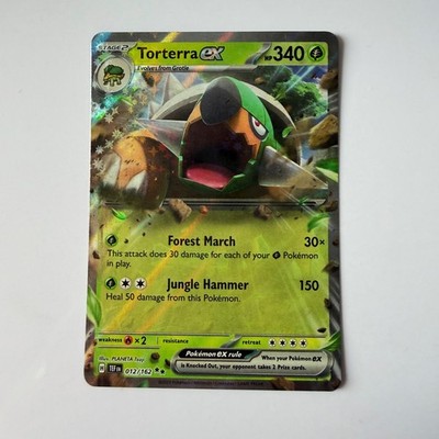 Recto de Pokémon Temporal Forces #12 Torterra ex Ext.Art Foil Double Rare