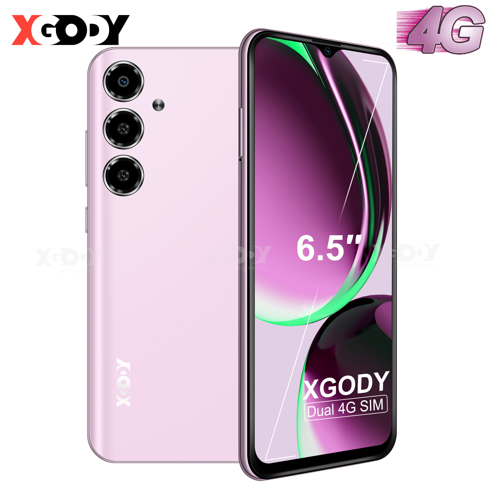 XGODY Smartphone 6.5" Unlocked Android Cell Phone 4G USA Dua