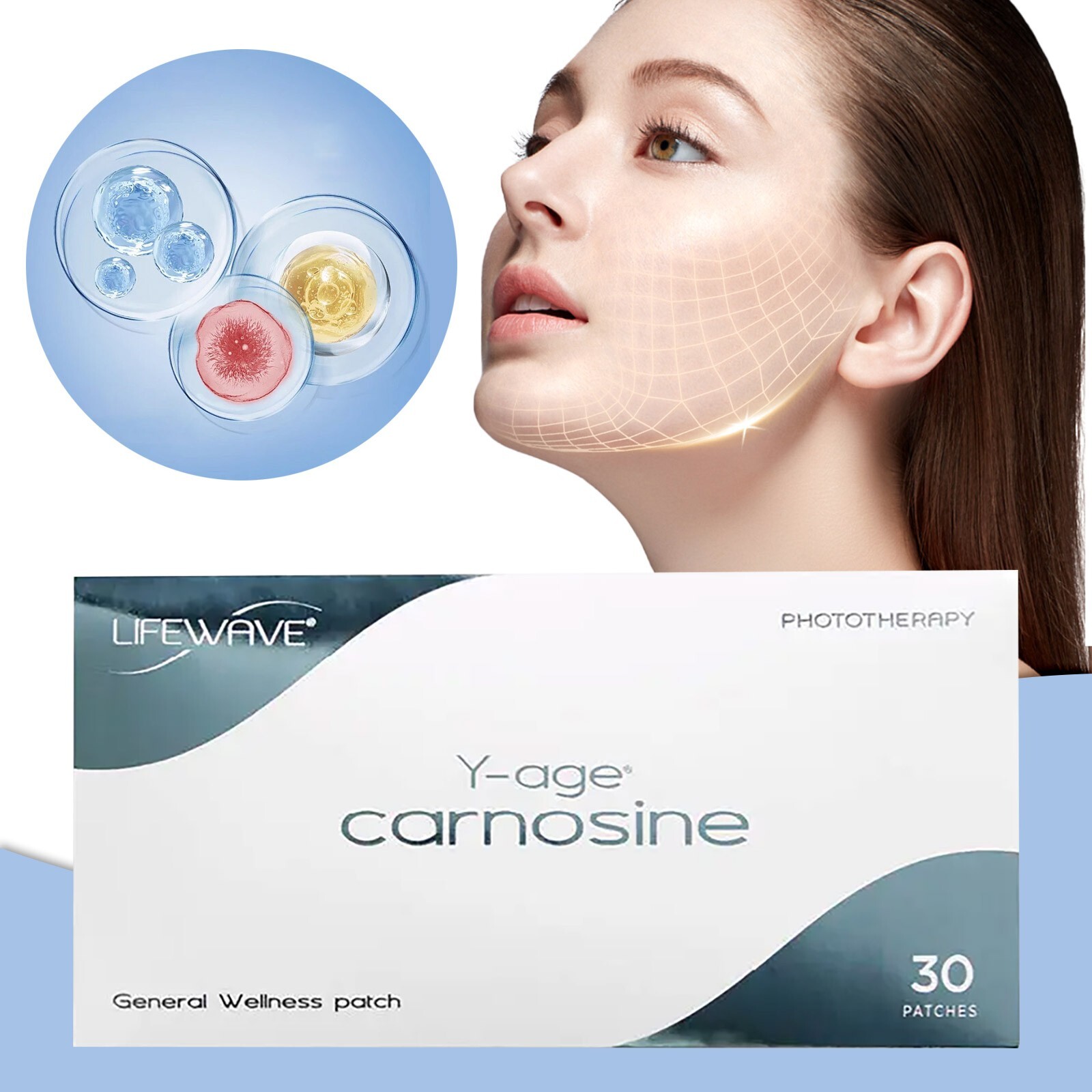 【新品未開封・送料無料】 LifeWave Y-age Carnosine, 30 Patches. | eBay 健康アクセサリー
