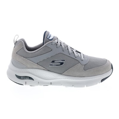 Мужские серые замшевые кроссовки Skechers Arch Fit Servitica 232101 Lifestyle