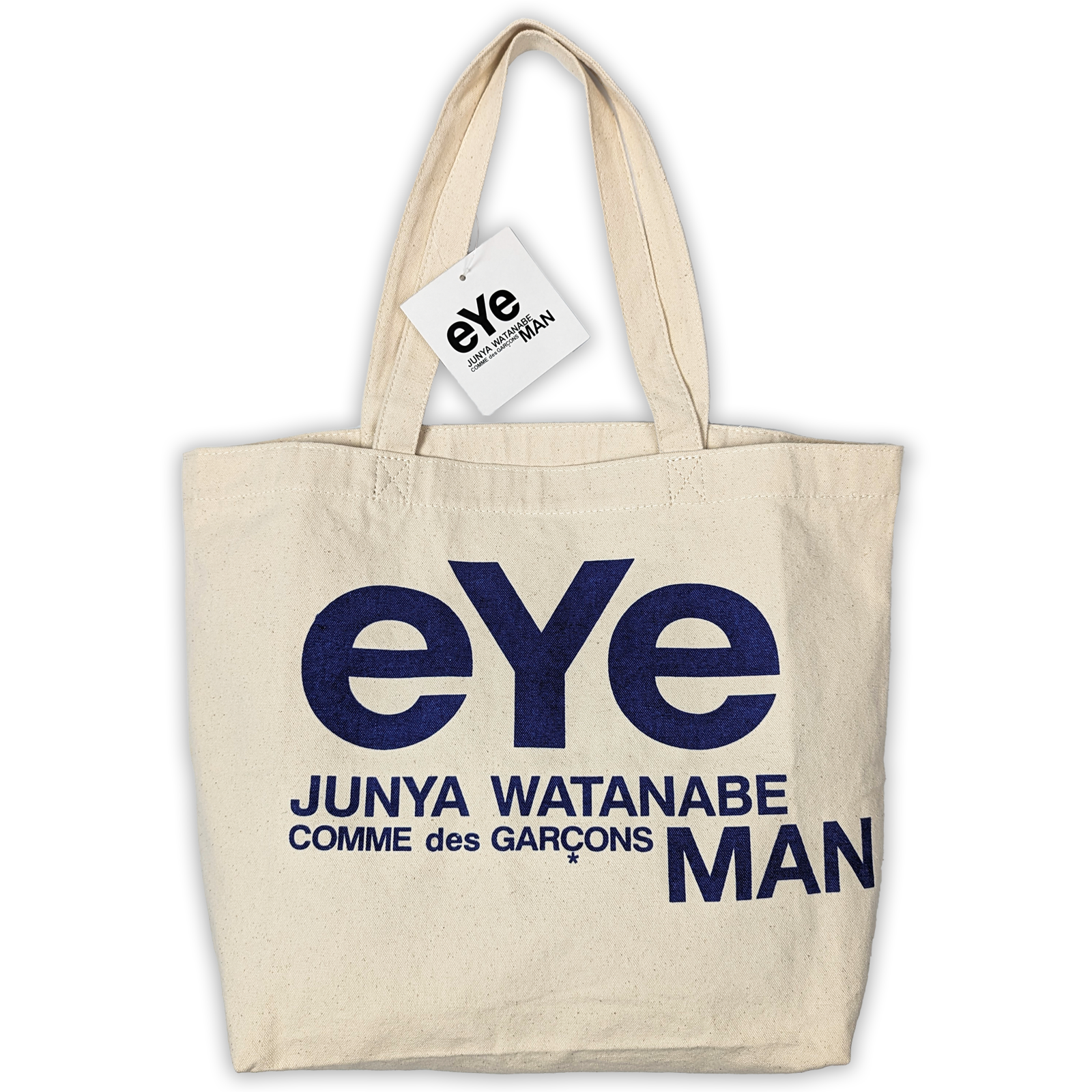 Junya Watanabe MAN EYE x Comme des Garcons Tote Bag/Shopper Canvas Made in Japan Junya Watanabe MAN EYE x Comme des Garcons Tote Bag/Shopper Canvas Made in Japan