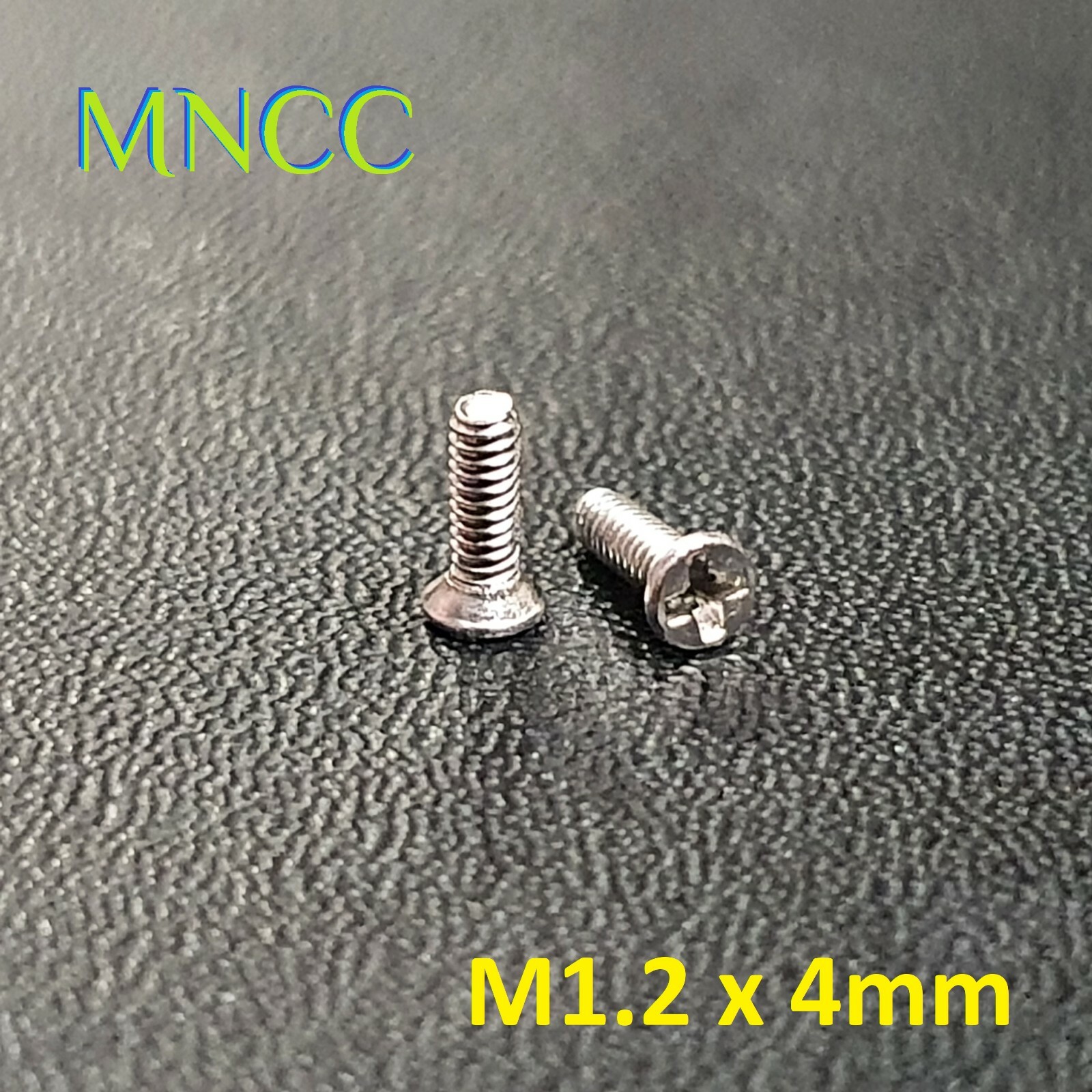 M1.2 x 4mm Micro Countersunk Phillips Head Machine Screws 304 Stainless Steel