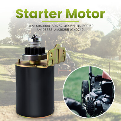 12v Starter for Briggs & Stratton Toro Lawn Mower 16 Teeth 795121 499521 399169