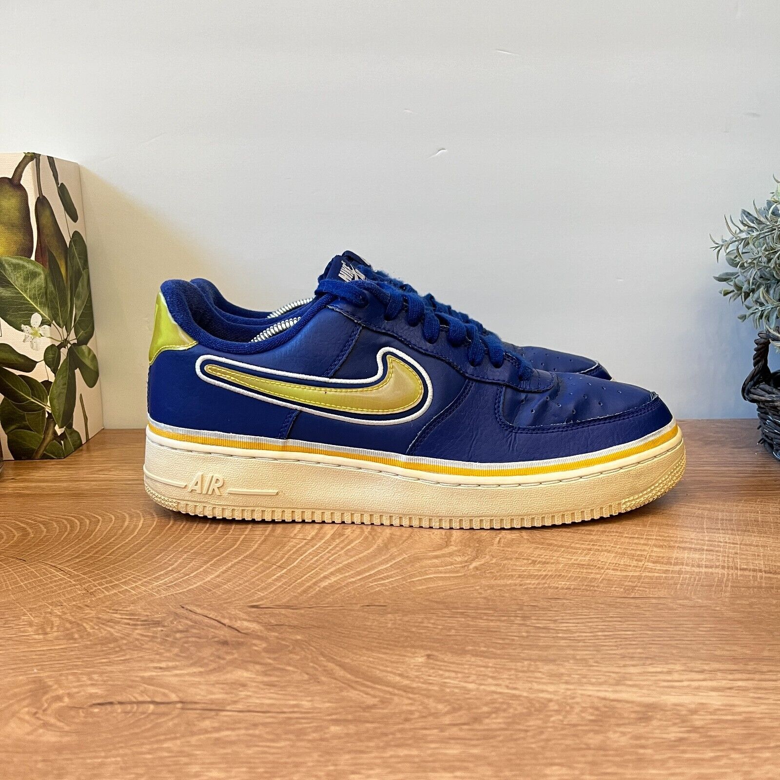 Nike Air Force 1 LV8 Sport NBA Warriors Royal Blue AJ7748 Nike Air Force 1 LV8 Sport NBA Warriors Royal Blue AJ7748