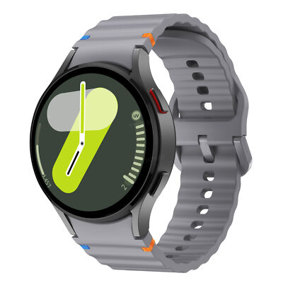 For Samsung Galaxy Watch 7/6/5/4/FE 40/44mm 5 Pro 45mm Sport Silicone Band Strap