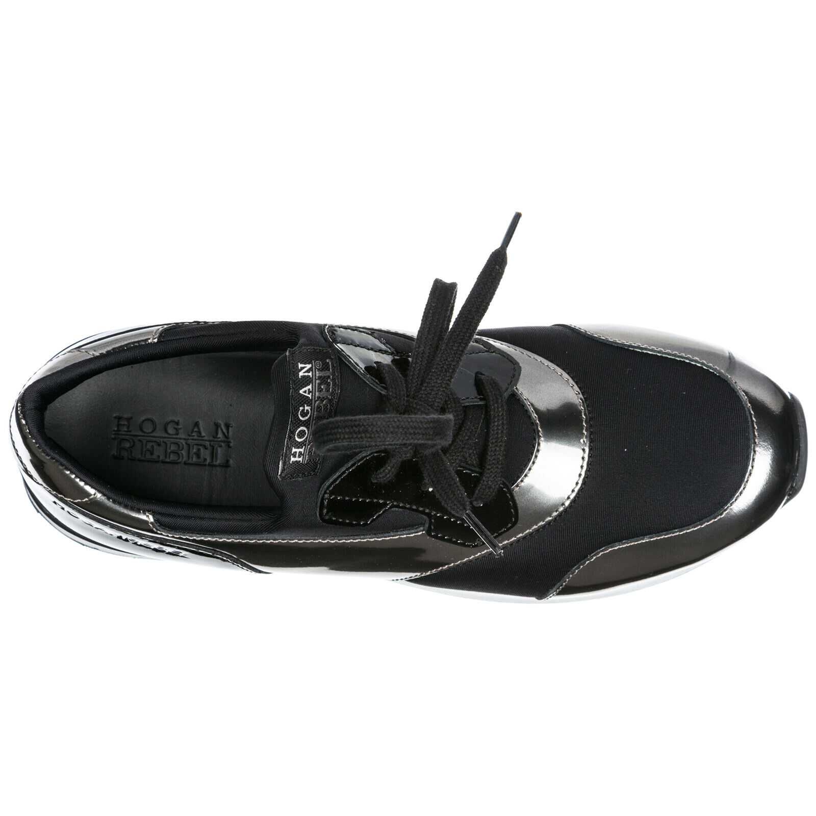 Hogan Rebel sneakers baby r261 HXC2610W270EO80803 Nero Hogan Rebel sneakers baby r261 HXC2610W270EO80803 Nero