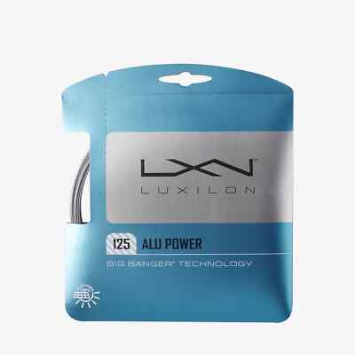 Alu Power 125 Tennis String, Color Silver