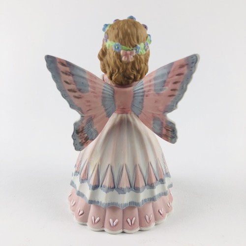 Bells by Marjorie Sarnat, Butterfly Belles Pink Butterfly  Porcelain, 5