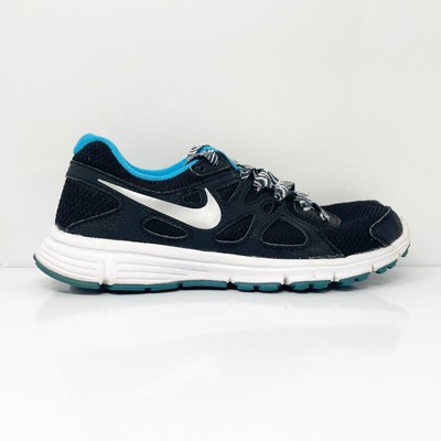 Nike Boys Revolution 2 555082-010 Черные кроссовки для бега Размер 4Y