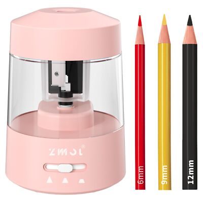 Electric Pencil Sharpeners Battery OperatedPortable Small Battery Powered Col...