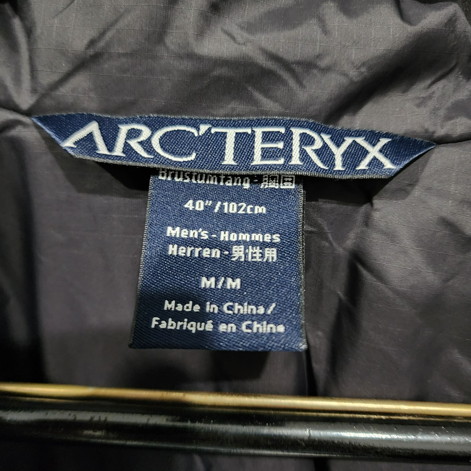 Pre-owned Arc'teryx Arcteryx Sentry Jacket Men's Black, '09 Deadstock Model 7440 Primaloft Pro Shell