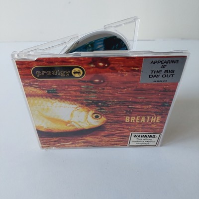 Prodigy Breathe Australian Dancepool CD Single + Big Day Out Hype Sticker