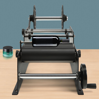 Manual MT-30 Semi-Automatic Label Applicator Round Bottle Labeling Machine US