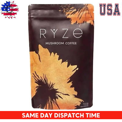 Ryze Mushroom Coffee Organic New 30 SERVINGS FREE SHIPPING SAME OR NEXT DAY