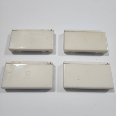 Nintendo DS Lite Lot of 4 BROKEN For Parts/Beyond Repair READ 2