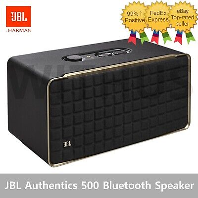 JBL Authentics 500 Portable Smart Home Speaker w/Built-In Wi-Fi, Bluetooth