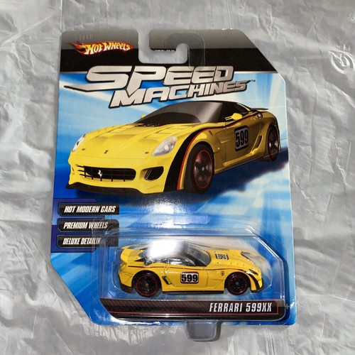 ミニカー HOTwheels Ferrari 599 xx Speed Machines Amazon.com: FERARRI 599XX Hot Wheels Speed Machines RED