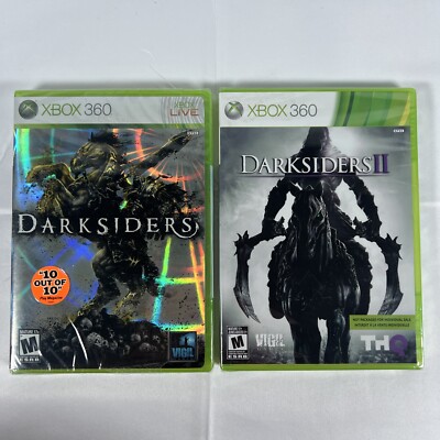 Darksiders 1 and 2 Bundle - BOTH SEALED NEW -Microsoft Xbox 360 -