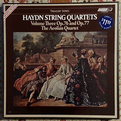 HAYDN - STRING QUARTETS VOL. 3 AEOLIAN QUARTET 4LP BOX SET NEW SEALED CUT-OUT