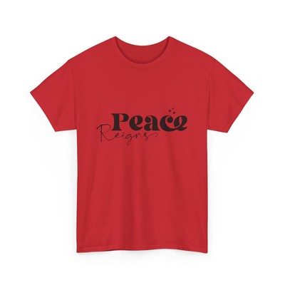 Printed Peace Regins Limited Edition Cotton T-Shirt For Unisex