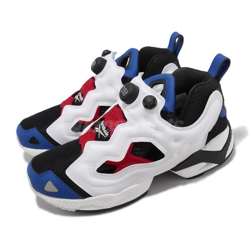 

Reebok Instapump Fury 95 Core Black White Vector Blue Мужская повседневная обувь 100033183, Белый, Instapump Fury 95