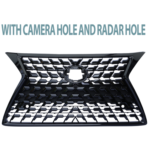 For 2014 2015 2016 2017-2022 LEXUS GX460 Front Gloss Black Grille Luxury Grill