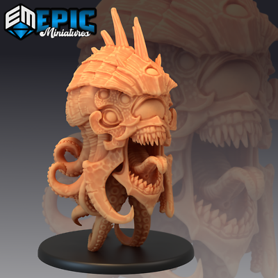 EYES OF THE DEEP, Dungeons and Dragons Miniature, D&D Fantasy Underwater Watcher