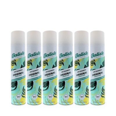 Batiste Instant Hair Refresh Dry Shampoo Original Classic Fresh 200ml-6 Pack
