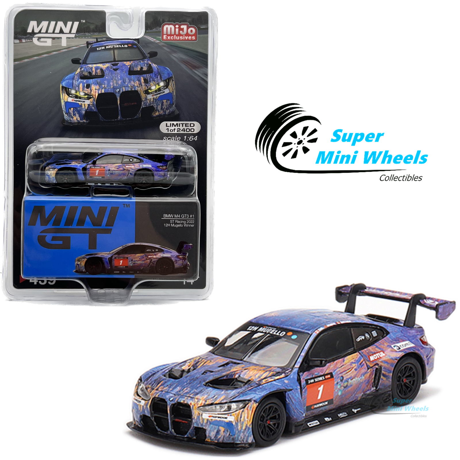 Mini GT 1:64 BMW M4 GT3 #1 2022 12H Mugello Winner #439 | eBay