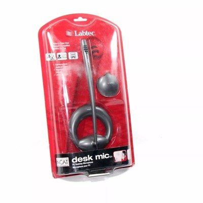 NEW SEALED--Labtec 524 Desktop Microphone w/Monitor Mount
