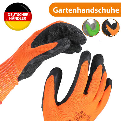 Gartenhandschuhe Arbeitshandschuhe Beethandschuhe Latexbeschichtet 4 Größen