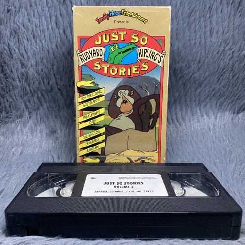 邦楽 Early Years of The MACKSHOW Thrown Tapes Rudyard Kipling's Just So Stories VHS Tape 1992 fhe Leopard