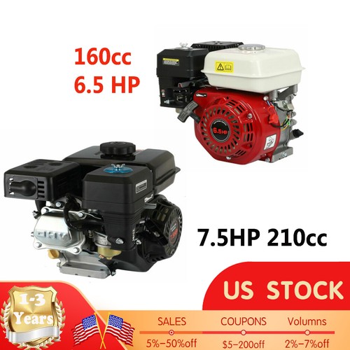 For Honda Gx160 Pull Start Gas Engine Motor Power 6.5 / 7.5 Hp 4 Stroke 3600rpm