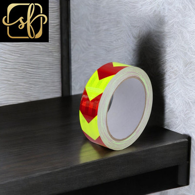 Waterproof Red 2'' X 30 FT Reflective Tape Outdoor & Fluorescent Yellow Reflectiv