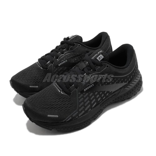 Женские шоссейные кроссовки Brooks Adrenaline GTS 21 D Wide Black Grey 1203291D-020