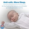Dr. Brown's Natural Flow Anti-Colic Options+ Narrow Baby Bottle, 8 oz/250 mL, with Level 1 Slow Flow Nipples, 0m+, 4 Pack