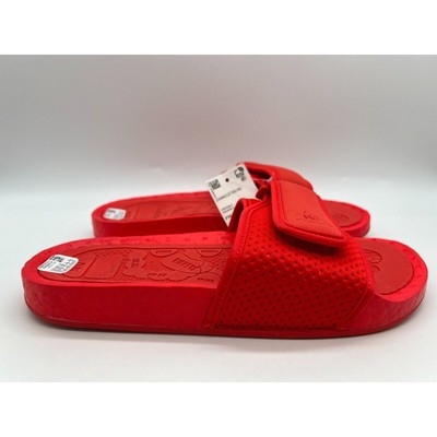 adidas Boost Slide Pharrell Active Red FY6140 Men's Size 7 New