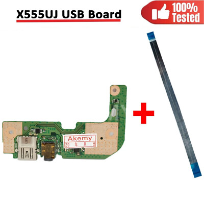 X555uj Usb rev 2.0 audio card reader board For asus x555uj_io X555 x555u + Cable