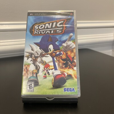 Sony PSP Playstation Portable Sonic Rivals Black Label Video Game NEW SEALED
