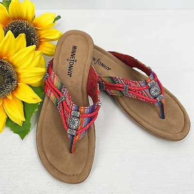 Minnetonka silverthorne wedge sandal hotsell