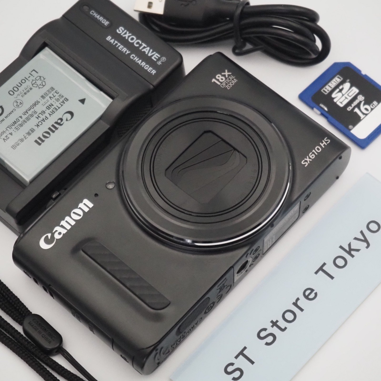 N Mint] Canon PowerShot SX610 HS black 20.2MP Compact