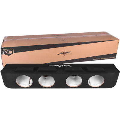 Fits 2015-2022 Ford F-150 Super Crew Cab Quad 8" Ported Subwoofer Enclosure