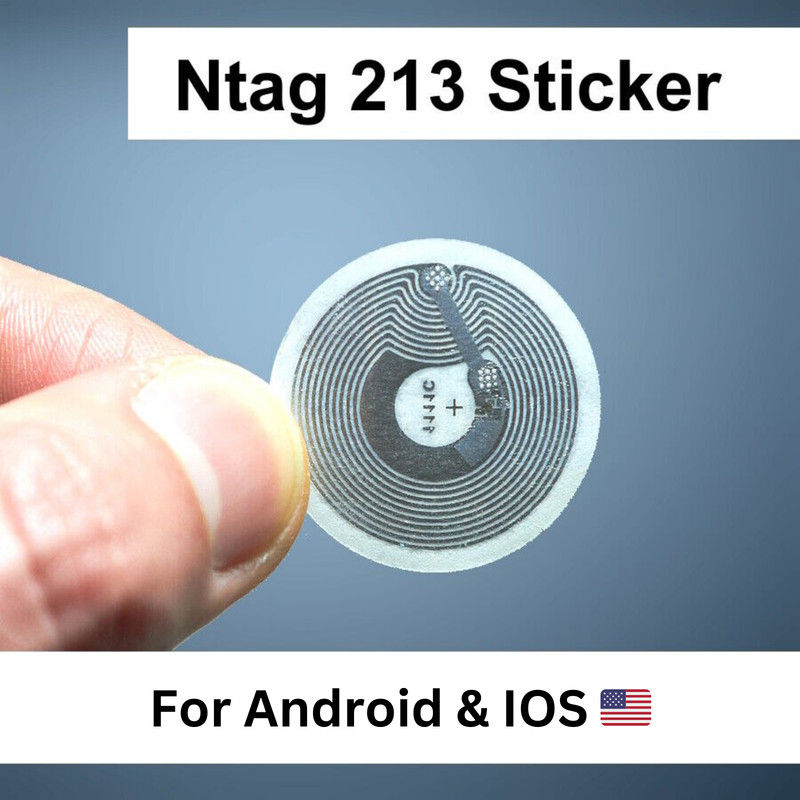 1-20 NFC Tags 180 Byte - Sticker NTag213 Tag RFID