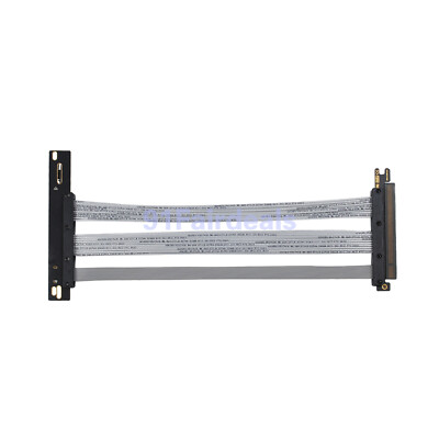 PCIE 4.0 Extension Cable 16x Shielded High Speed GPU Riser Cable 90/180 Degree
