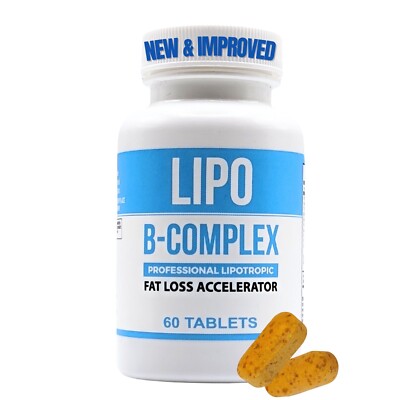 Lipo BC 60 Tablets IMPROVED Lipo B-Complex Legere Pharmaceuticals Lipotropic