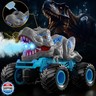Bennol Remote Control Dinosaur Car for Boys Kids, 2.4Ghz RC Dinosaur Truck for Toddlers, Electric Hobby RC Car Toys with Light and Sound Spray Birthday for 3 4 5 6 7 8 Year olds Kids Boys