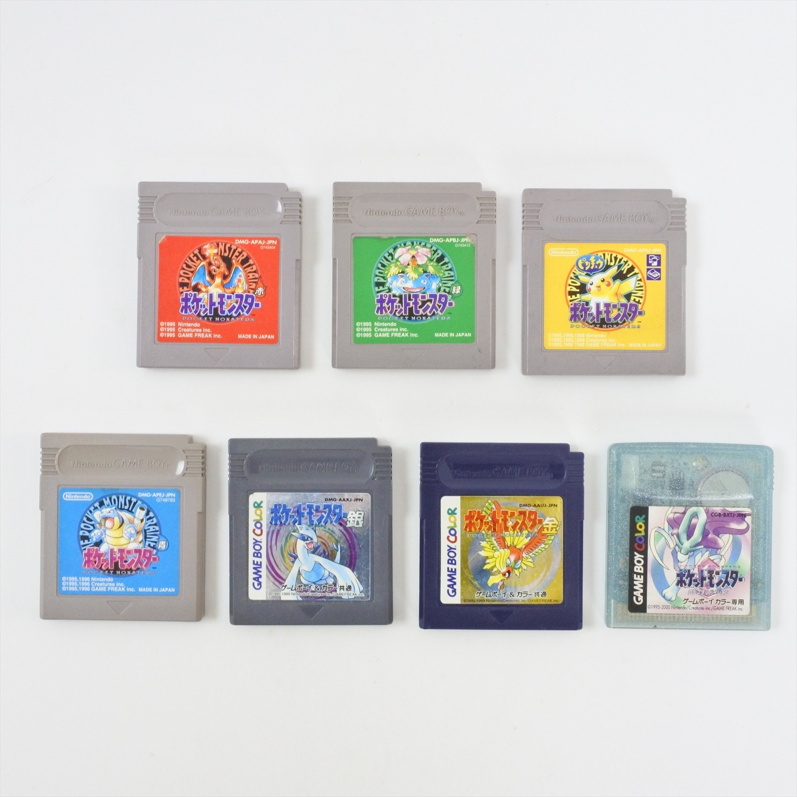 Gameboy ALL POKEMON SET Japan Pocket monster Cartridge Only