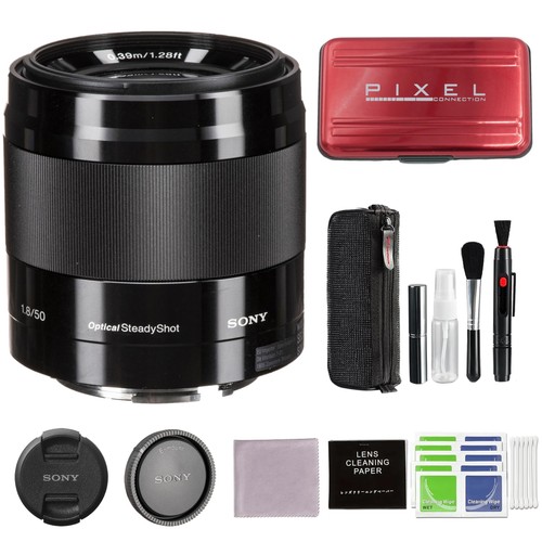 Sony - E 50mm F1.8 OSS Portrait Lens (SEL50F18/B) Bundle | eBay