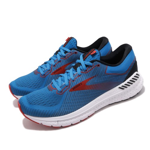 

Мужские шоссейные кроссовки Brooks Transcend 7 Blue Red White Support 110331 1D, Синий, Transcend 7