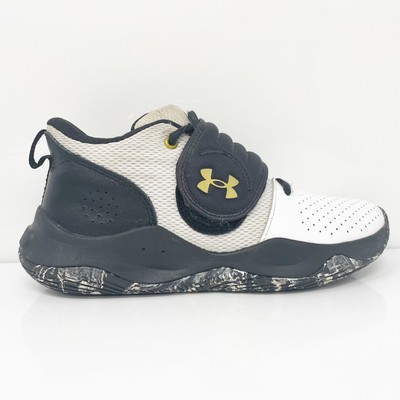 

Кроссовки для баскетбола Under Armour Boys Zone BB 3024262-102, белые, размер 6,5 лет, Белый, Zone BB